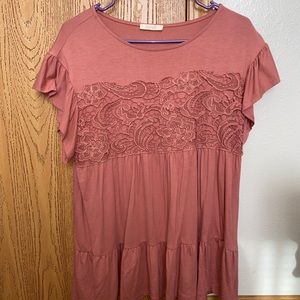 Lace Babydoll Top